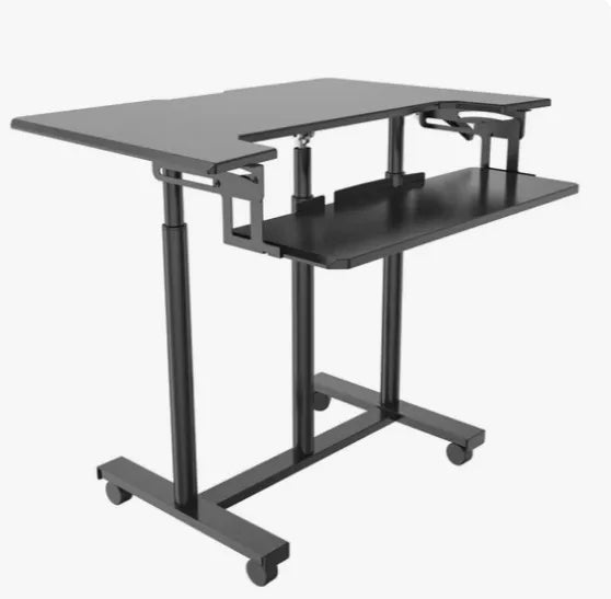 ONLINE Mobile WHEELY Sit Stand Desk Work Station 899X564MM FDS301