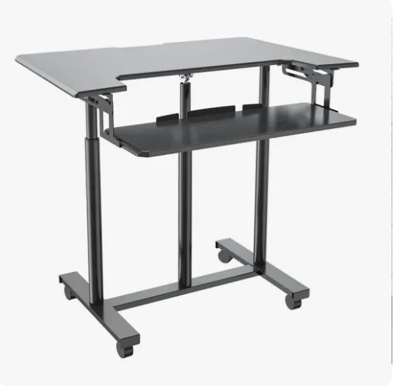 ONLINE Mobile WHEELY Sit Stand Desk Work Station 899X564MM FDS301