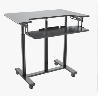 ONLINE Mobile WHEELY Sit Stand Desk Work Station 899X564MM FDS301