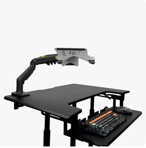 ONLINE Mobile WHEELY Sit Stand Desk Work Station 899X564MM FDS301