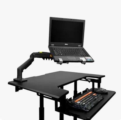 ONLINE Mobile WHEELY Sit Stand Desk Work Station 899X564MM FDS301