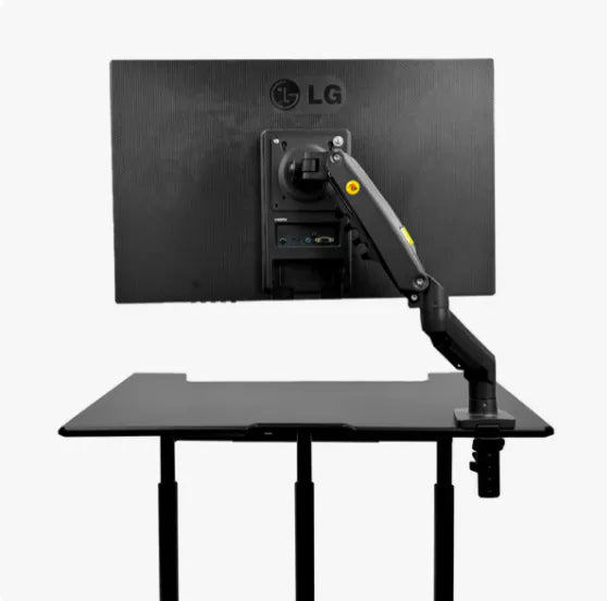 ONLINE Mobile WHEELY Sit Stand Desk Work Station 899X564MM FDS301