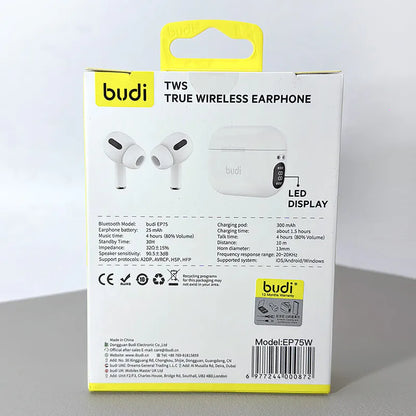 Budi EP75W TWS BASS Earphones