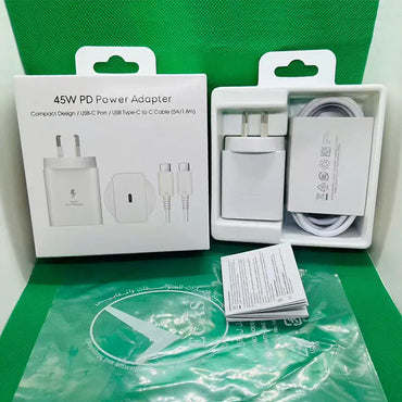 45W PD Power Adapter with Type-C to C Combo EPT4510XWJGJP