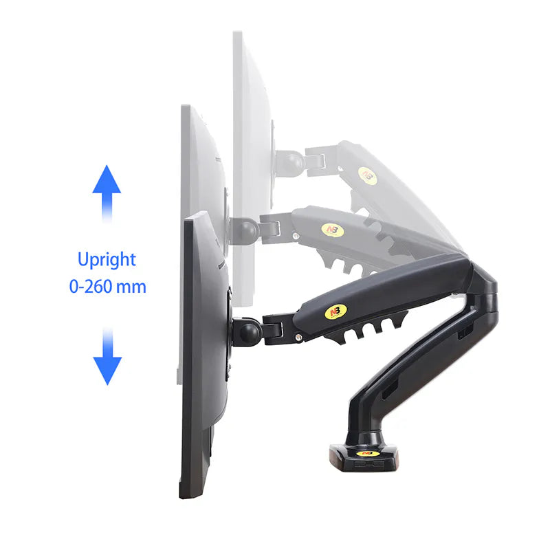 Gas Lift Monitor Arm Flexible Ergonomic Solution F80B