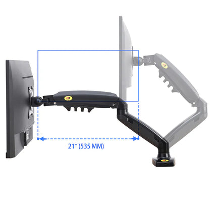 Gas Lift Monitor Arm Flexible Ergonomic Solution F80B