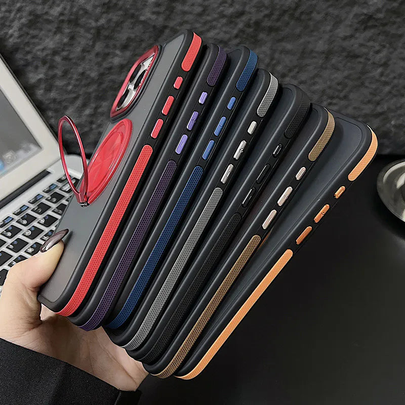 Case for Iphone 14 6.1 Frostring MagFit 360 Ring Holder (13 6.1 fit)