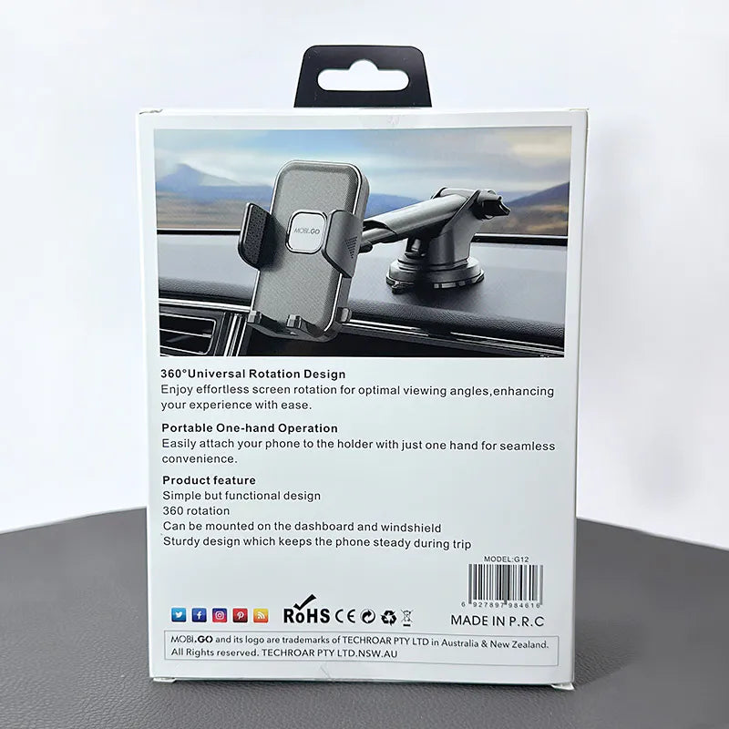 Mobigo G12 Easy One Touch Car Bracket Holder
