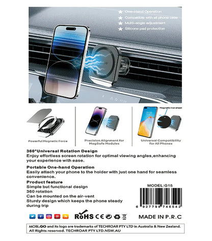 Mobigo G15 Car Bracket Air Vent Holder