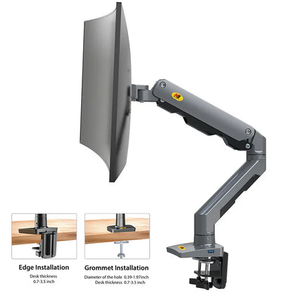 Industrial-Strength Curved Monitor Mount for 58 Screens G60G