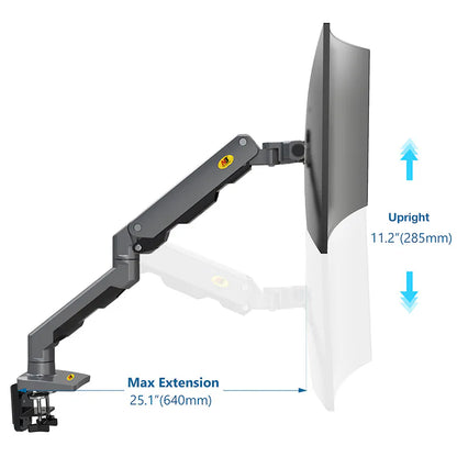 Industrial-Strength Curved Monitor Mount for 58 Screens G60G