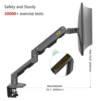 Industrial-Strength Curved Monitor Mount for 58 Screens G60G
