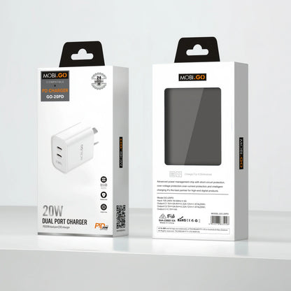 Mobigo GO20PD PD 20W wall charger