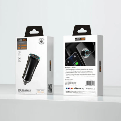 Mobigo GO210PD 36W + 36W Dual PD car charger