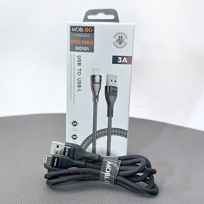 Mobigo GO101 1m USB-A to Lightning cable
