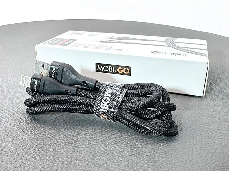 Mobigo GO101 1m USB-A to Lightning cable