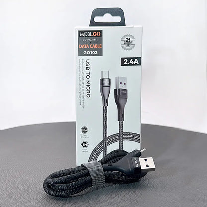 Mobigo GO102 1m USB-A to Micro cable