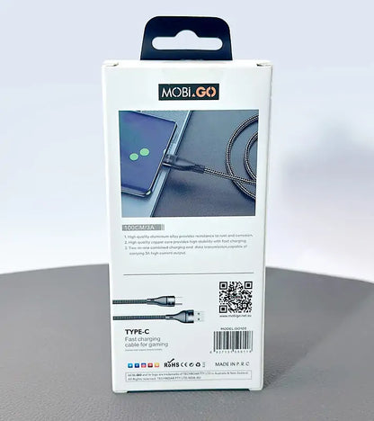 Mobigo GO103 1m USB-A to C cable