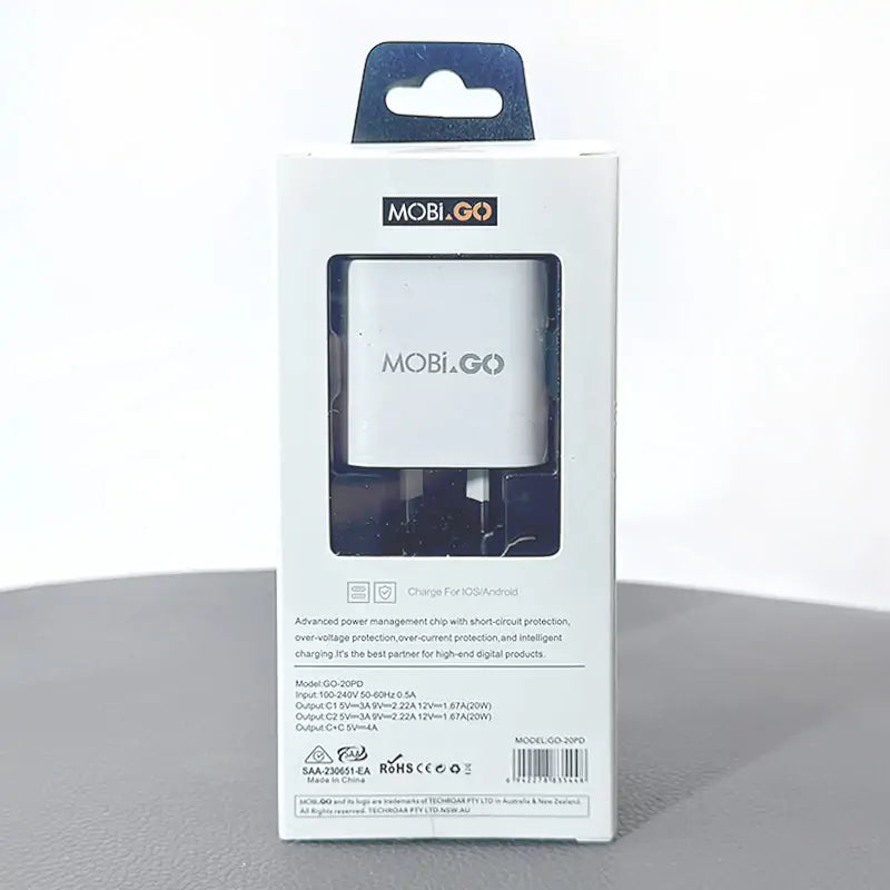 Mobigo GO20PD PD 20W wall charger