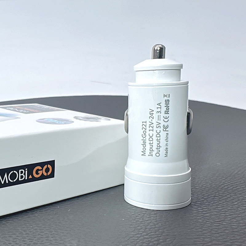 Mobigo GO221 3.1A 2 USB car charger