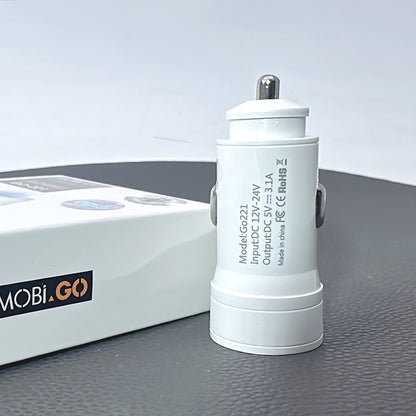 Mobigo GO221 3.1A 2 USB car charger