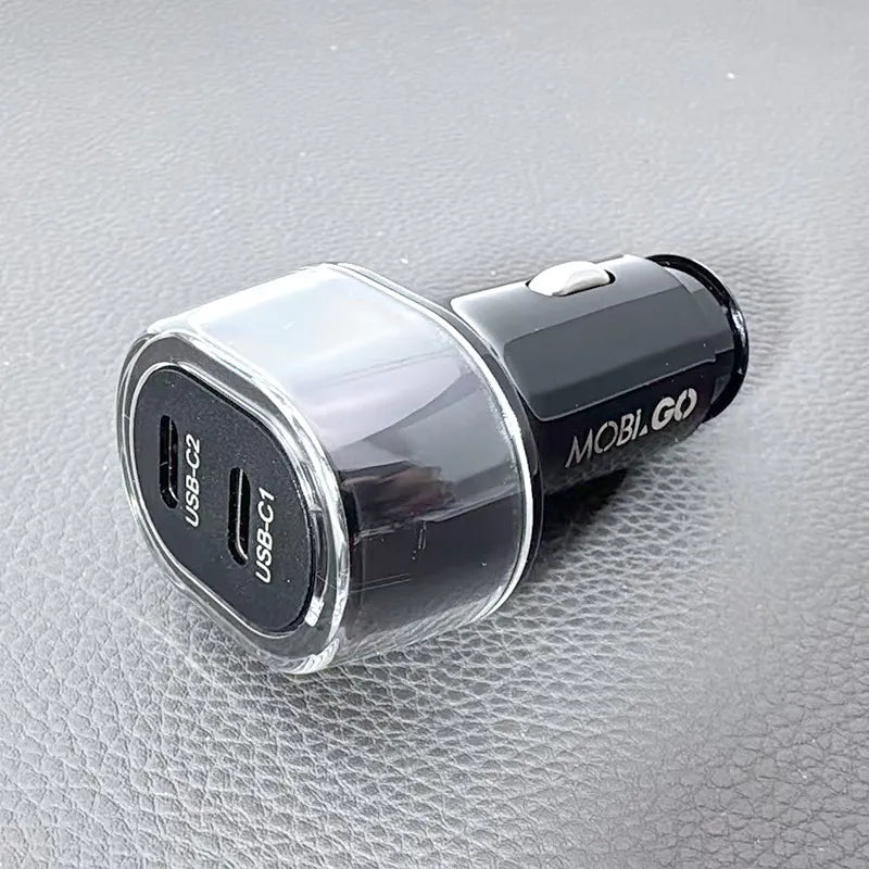 Mobigo GO222 50W Dual Quick Charger Car Charger