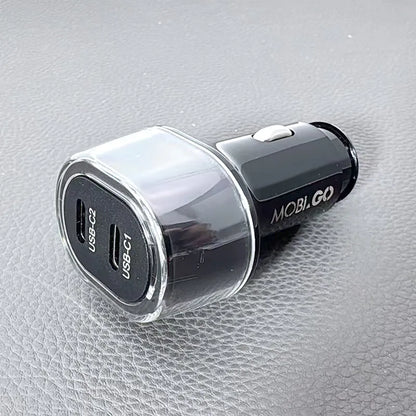 Mobigo GO222 50W Dual Quick Charger Car Charger