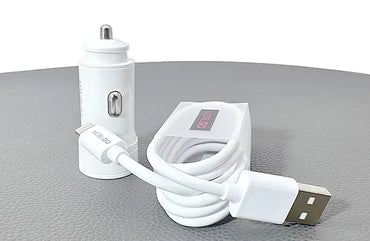 Mobigo GO221L 3.1A 2USB Car Charger with USB-A to Lightning Combo