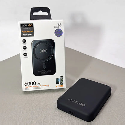 Mobigo GO509 6000 mah Magnetic Wireless Power Bank