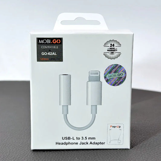 Mobigo GO62AL Lightning to 3.5mm Aux Headphone Adapter