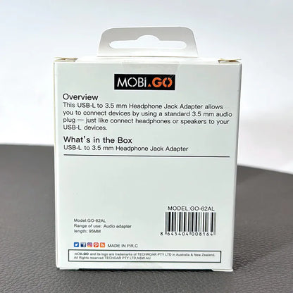 Mobigo GO62AL Lightning to 3.5mm Aux Headphone Adapter