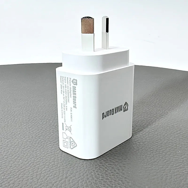 Maxguard GSW20A0938C/GS20W0338 PD 20W wall charger