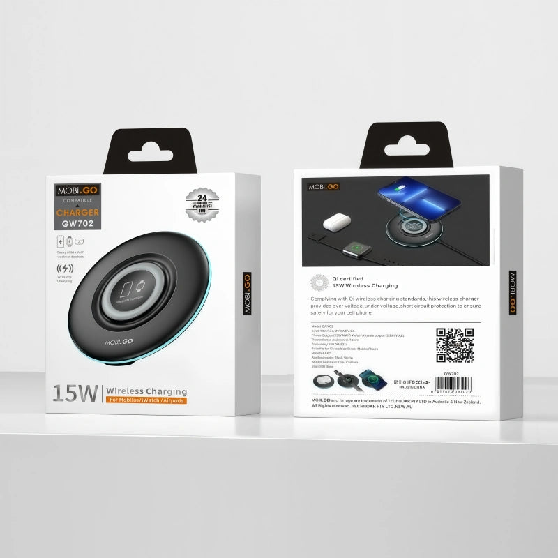 Mobigo GW702 15W Wireless Charger