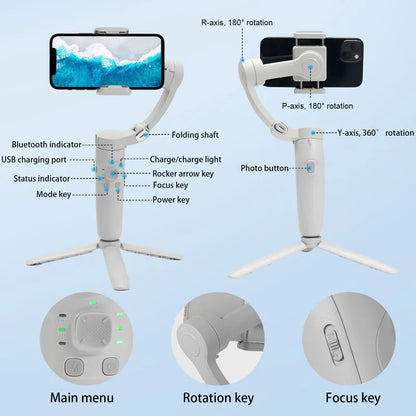Merak One M1 3-Axis Phone Gimbal Stabilizer
