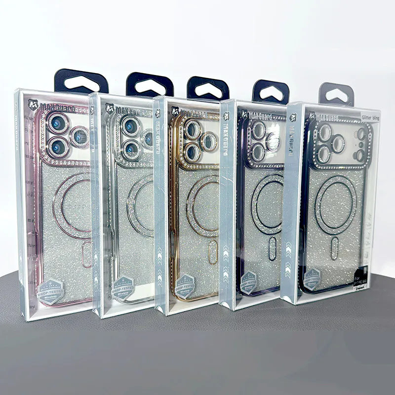 Case for iPhone 17 6.3 Kinglink Glitter Bling Design MagFit