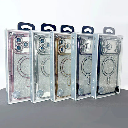Case for iPhone 17 Air 6.6 Kinglink Glitter Bling Design MagFit