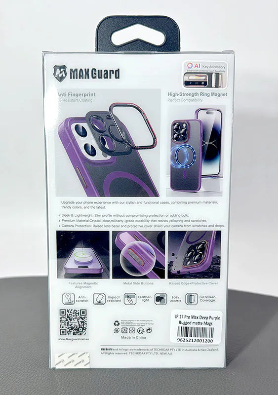 Case for iPhone 17 Air 6.6 Kinglink Glitter Bling Design MagFit