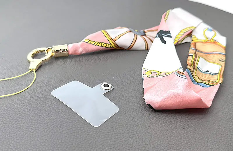 Charm lanyard for cell phone ( Silk )