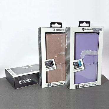 Case for Iphone 13 6.1 Maxguard Detachable Magnetic Zipper Wallet (16e/14 6.1 fit)