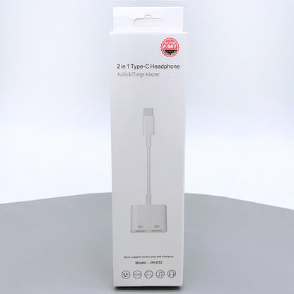 2 in 1 10cm Type-C Adapter JH032