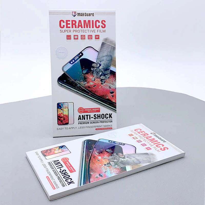 Ceramics MaxGuard full cover screen protector for Samsung