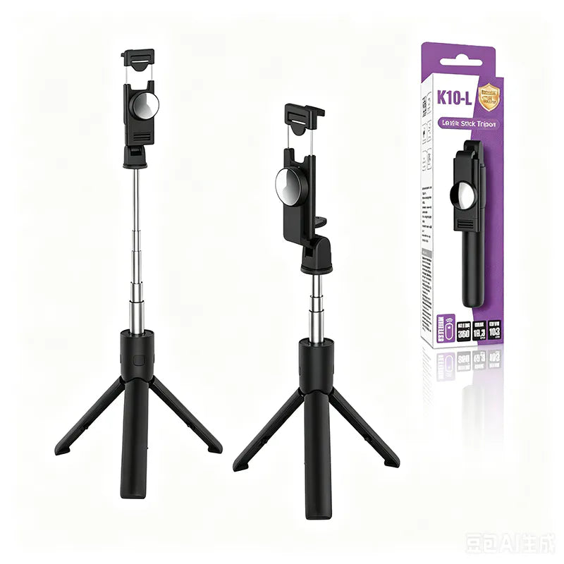Wireless selfie stick tripod K10L