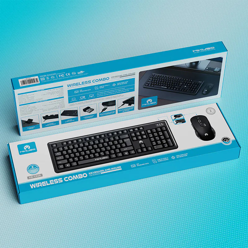 Mikuso KBC028 Wireless Combo Keyboard Mouse