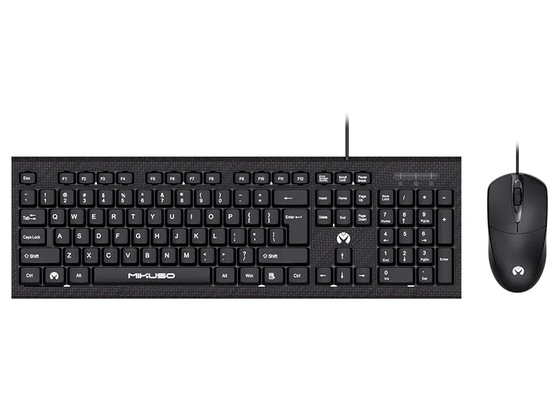Mikuso KBC049 USB Wired Combo Keyboard and Mouse for Business