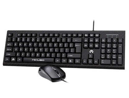 Mikuso KBC049 USB Wired Combo Keyboard and Mouse for Business