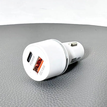 Kinglink KL210 20W 2 USB A+C car charger