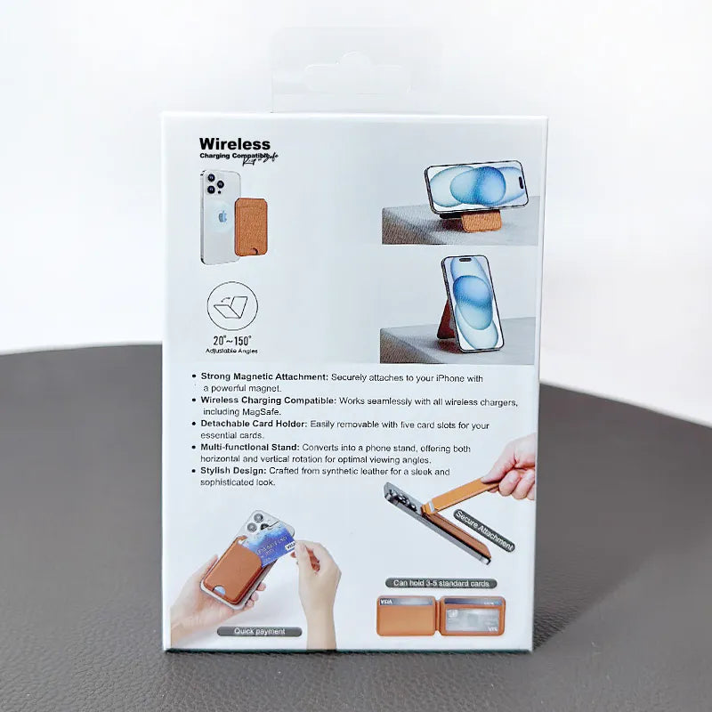 Maxguard MP06 RFID Blocking Detachable Kickstand Wallet Card Pocket