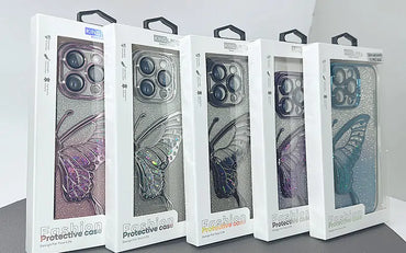 S24/S25 Kinglink Glitter Sandy Butterfly case