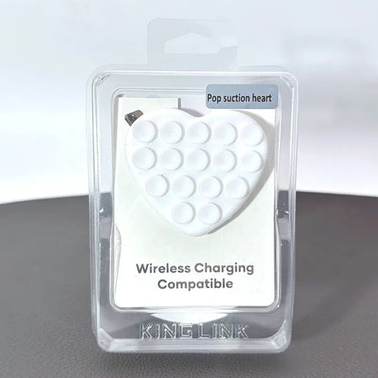 Kinglink Pop Suction Heart Phone Holder