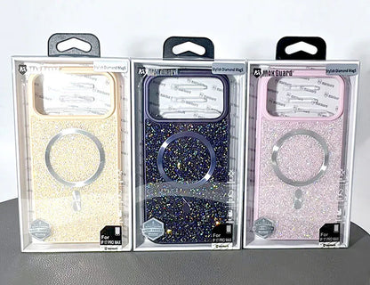 Case for iPhone 17 6.3 Maxguard Stylish Diamond MagFit
